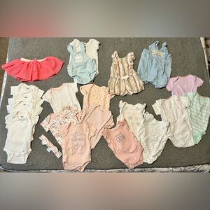 Baby Girl Size 3m Summer / Spring clothing lot
